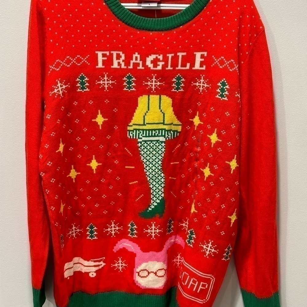 A Christmas Story Men’s Sweater Size Large NWT